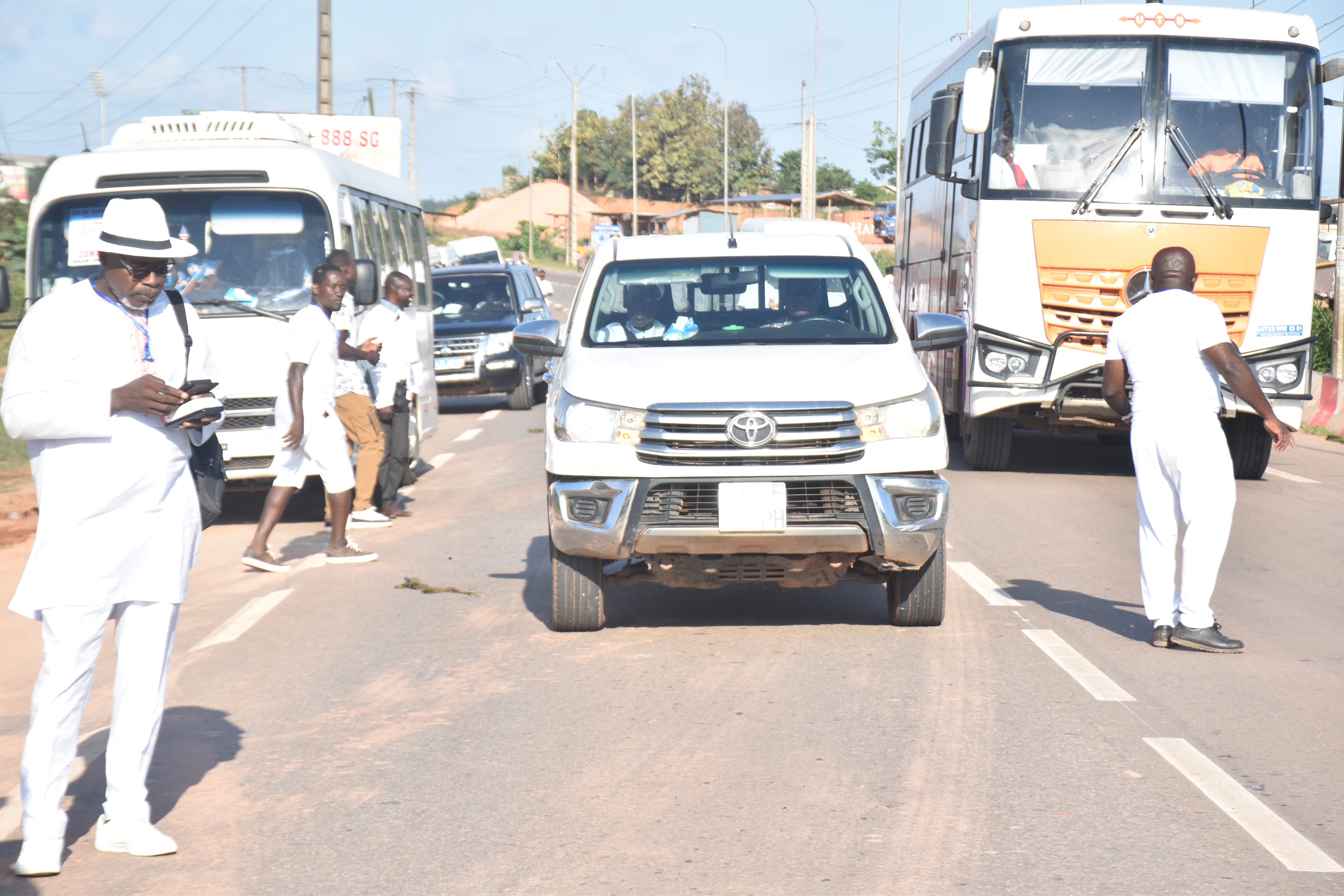 Arrivée de Son Eminence NANGUY ADJACO FAUSTIN à San Pedro