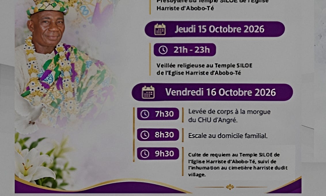 Obsèques du Doyen AMANHO DESSI THOMAS à Aboboté